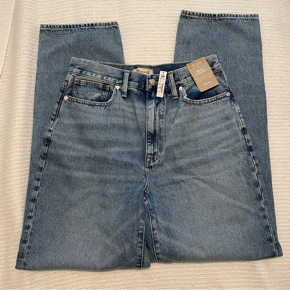 Madewell Tall Baggy Straight Jeans